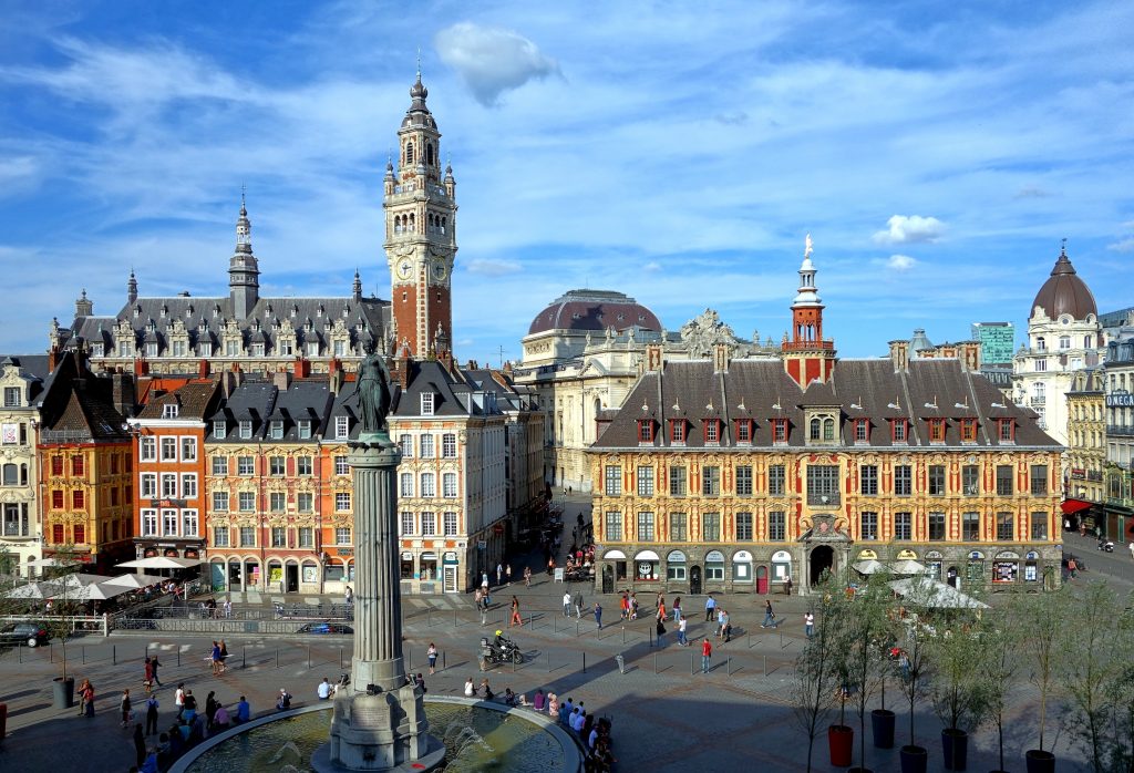 photo de la grand place de Lille