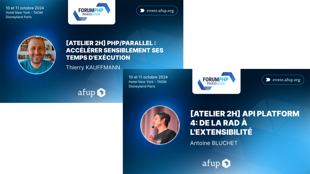 ateliers de 2H au forum php 2024